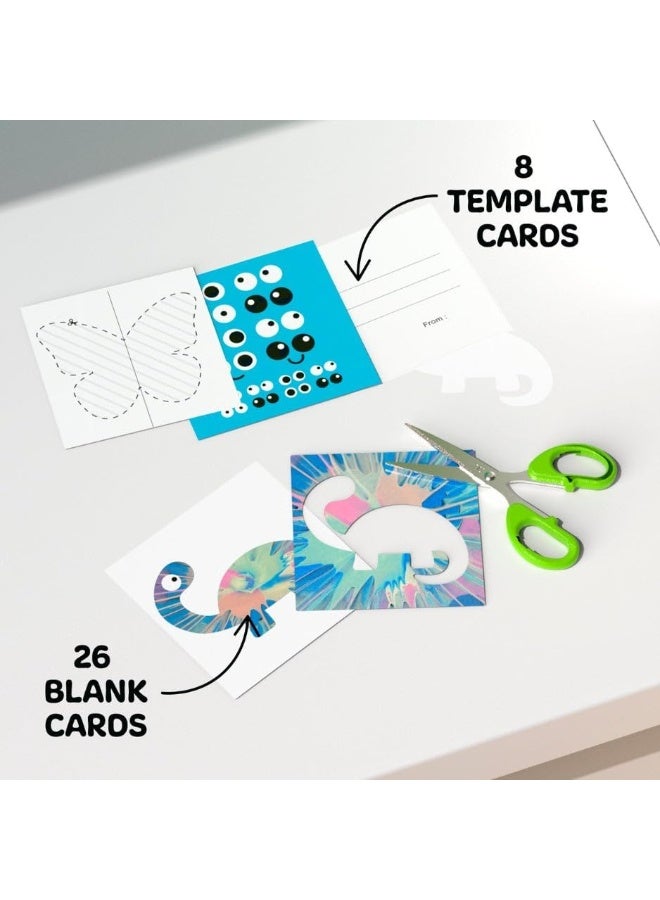 Discovery 3D Neon Spin Motorized Art Station Includes Spin Machine, 3D Glasses, Paints, Templates, Paper | Arts and Crafts for Kids | Supplies Painting Set Activity Kit for Boys & Girls - Image 1